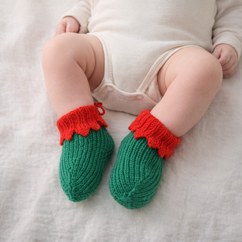 AI image for Elf Knitted Boots