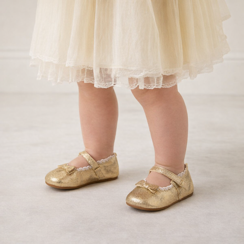 AI image for Gold Party Shoes