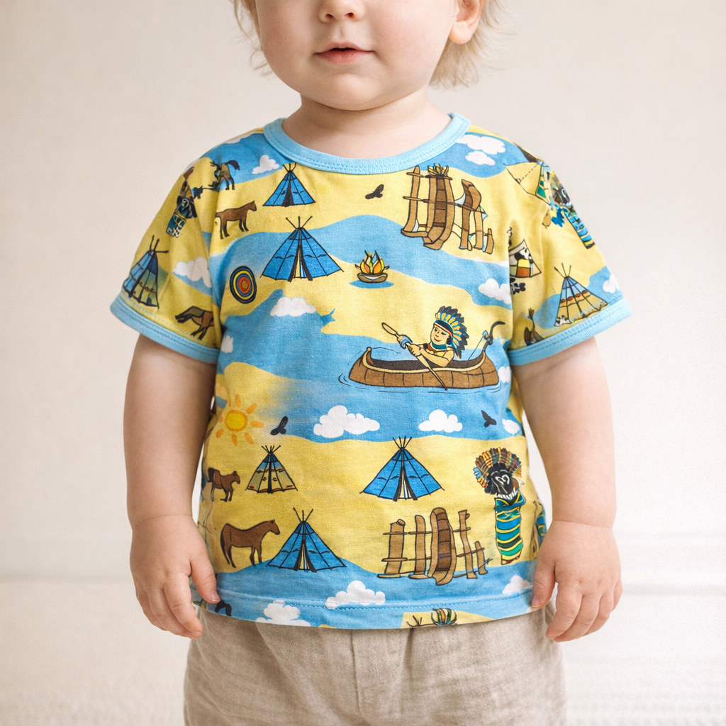 AI image for Indian Scandi Tee