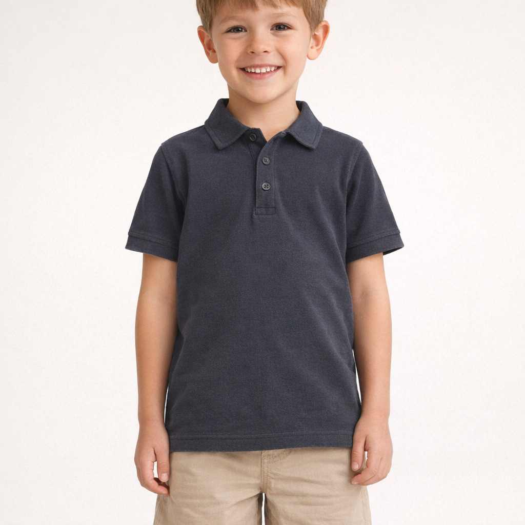 AI image for Navy Polo Tee