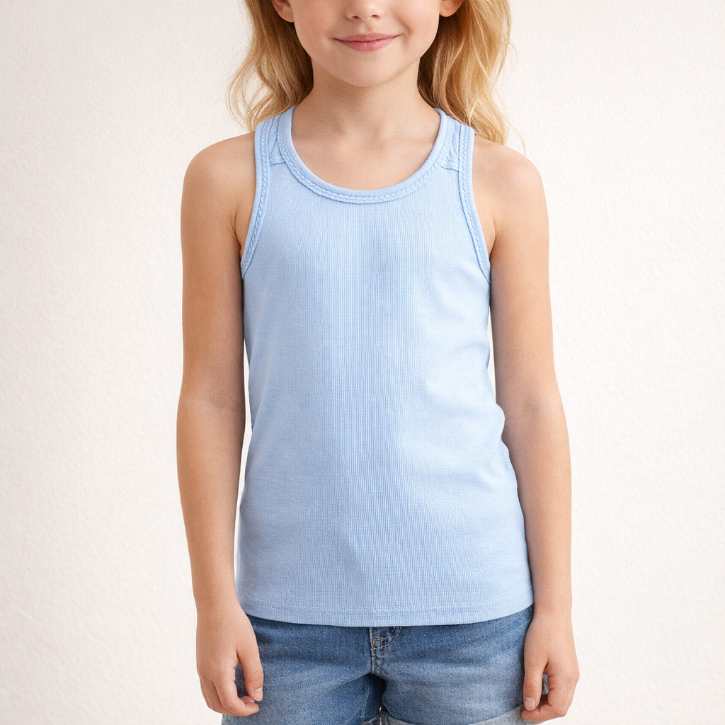 AI image for Ribbed Racer Back Vest