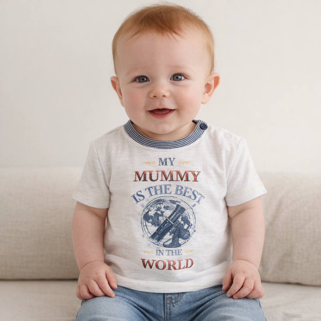 AI image for My Mummy is the Best in the World Tee