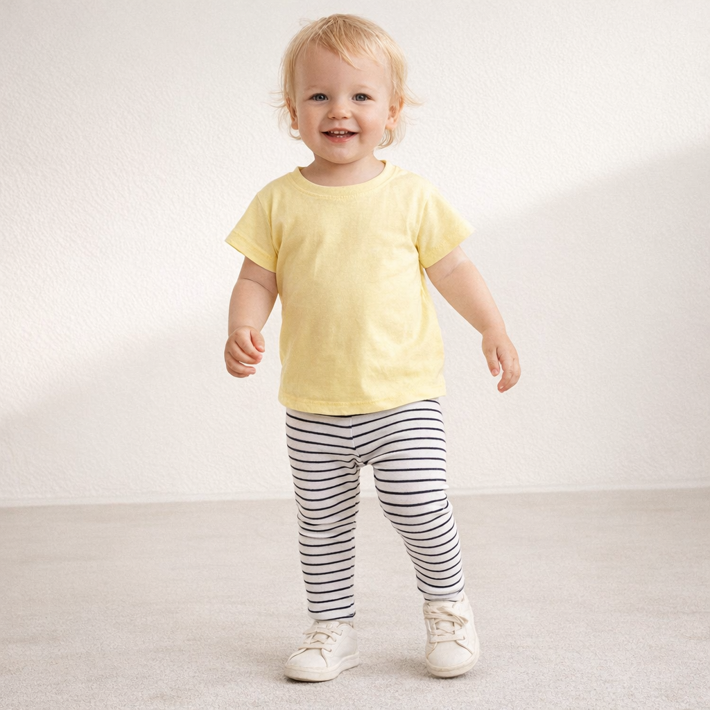AI image for Lemon Tee & Stripe Leggings