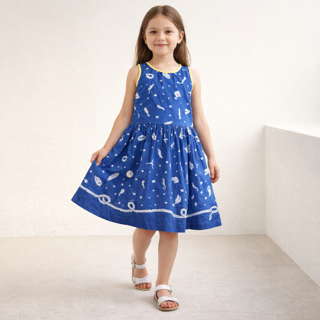 AI image for Vintage Sea Themed Dress