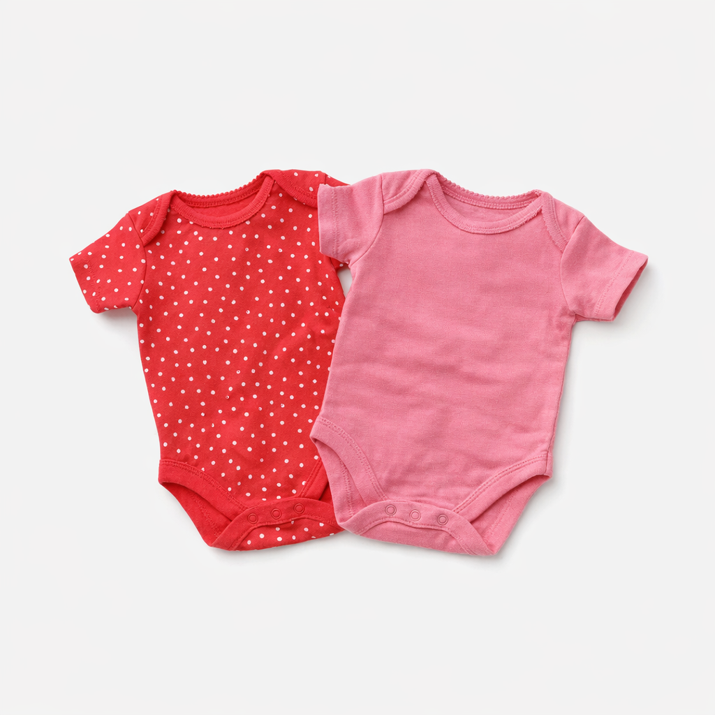 AI image for Pink & Red Spot Vests x2