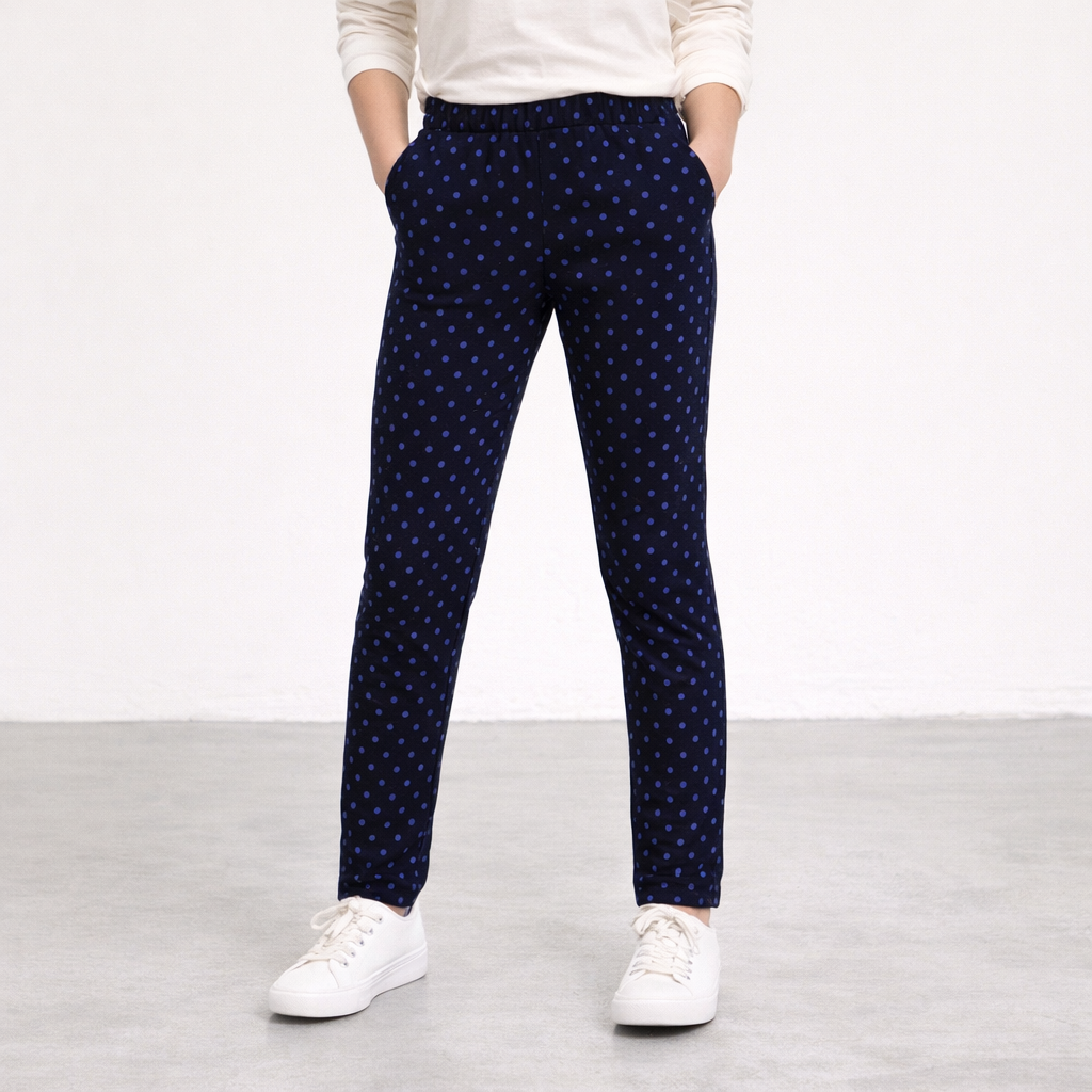 AI image for Super Skinny Dotty Trousers