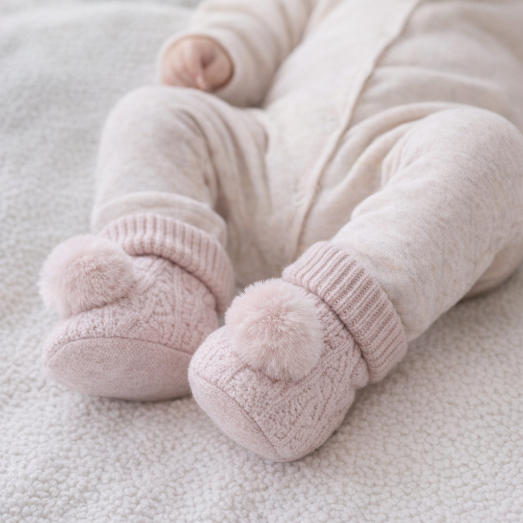 AI image for Pompom Booties