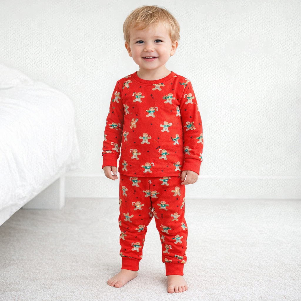 AI image for Gingerbread Men PJs