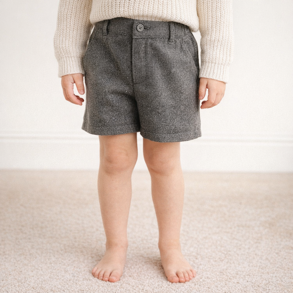 AI image for Glitter Brushed Cotton Shorts