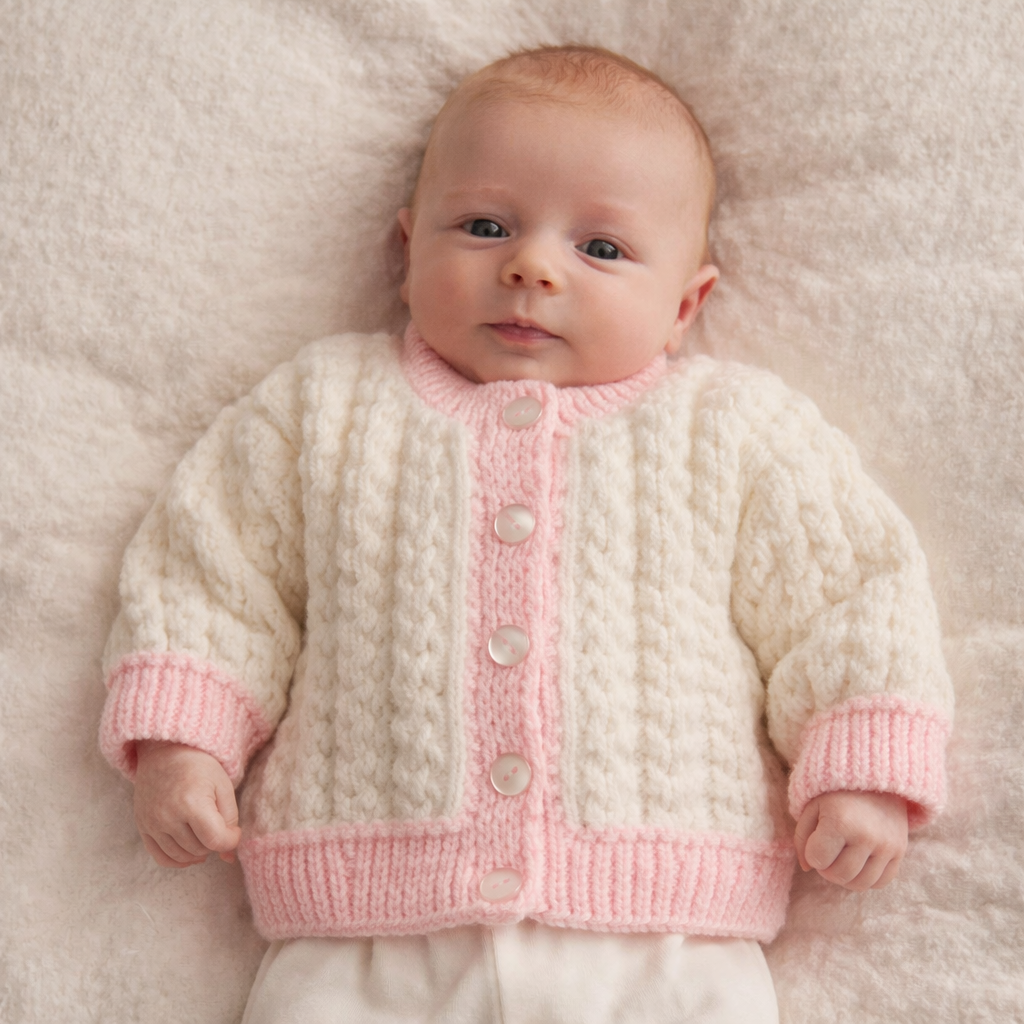 AI image for Handknit Cardi