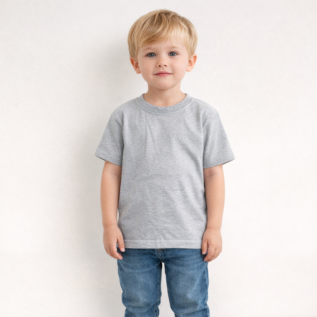 AI image for Plain Grey Tee