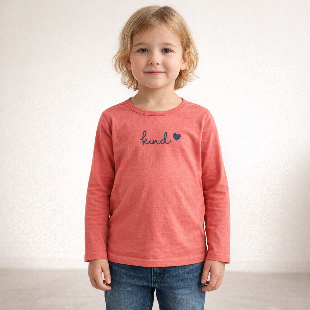 AI image for Kind Coral Long Sleeved Top