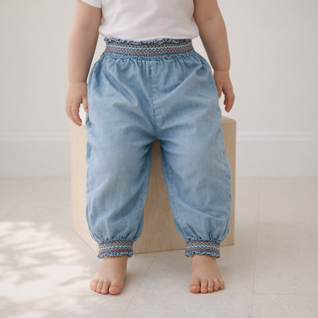 AI image for Light Weight Summer Cuffed Trousers