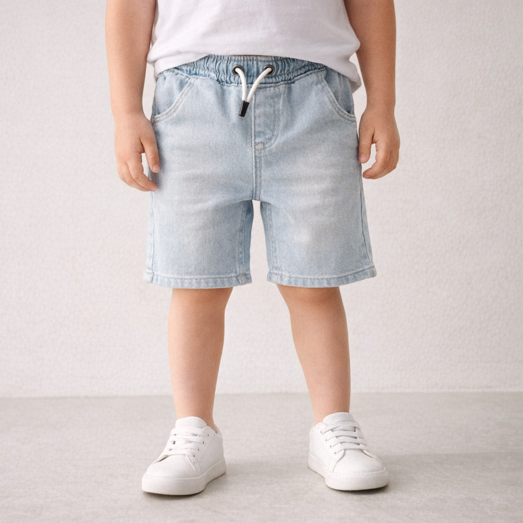 AI image for Light Soft Denim Shorts