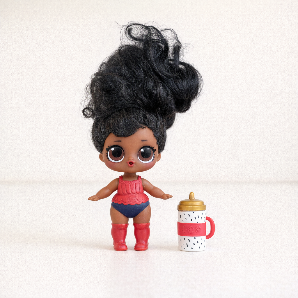 AI image for Her Majesty Tot - Hairgoals Series