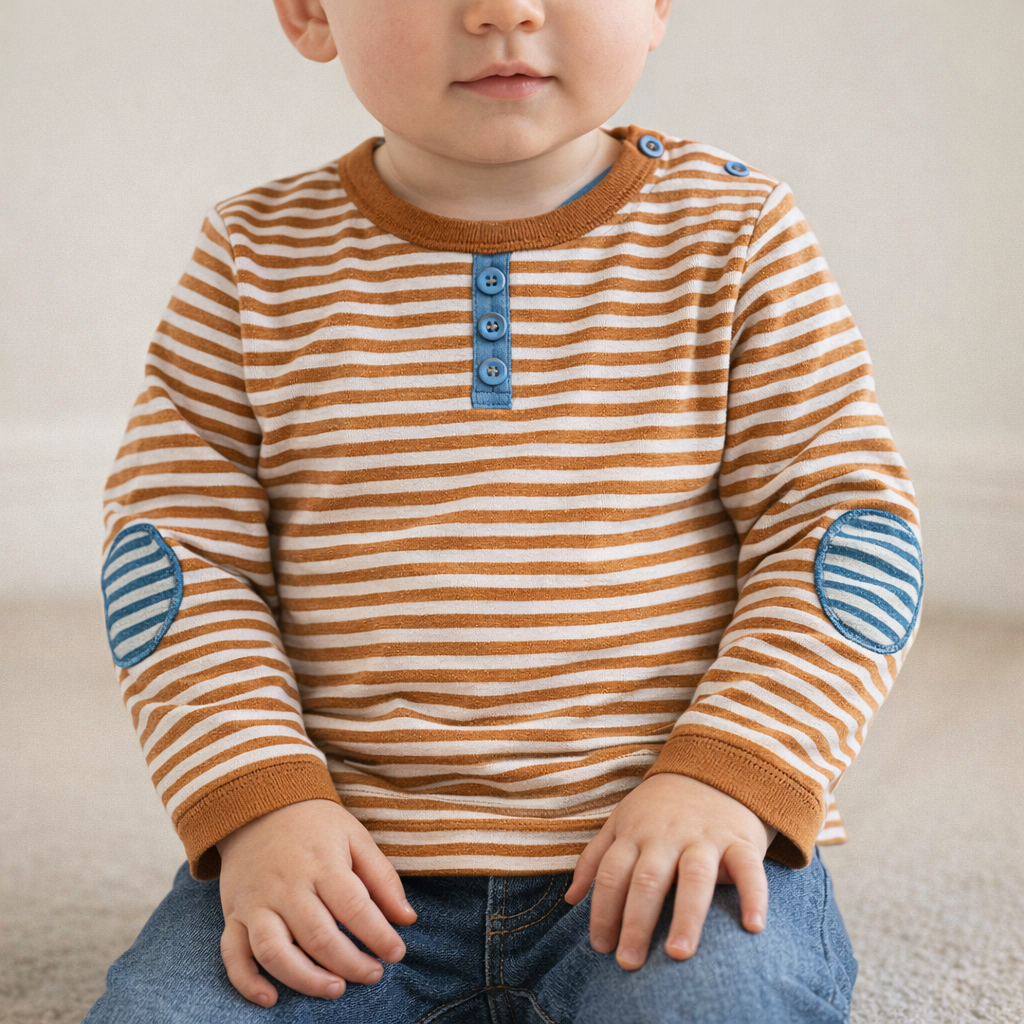 AI image for Stripe Long Sleeve Top