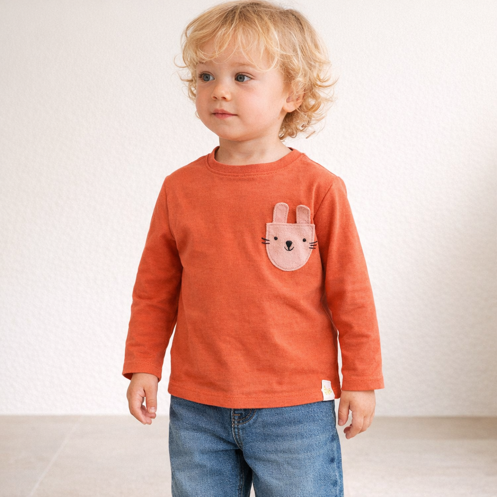 AI image for Coral Bunny Pocket Top