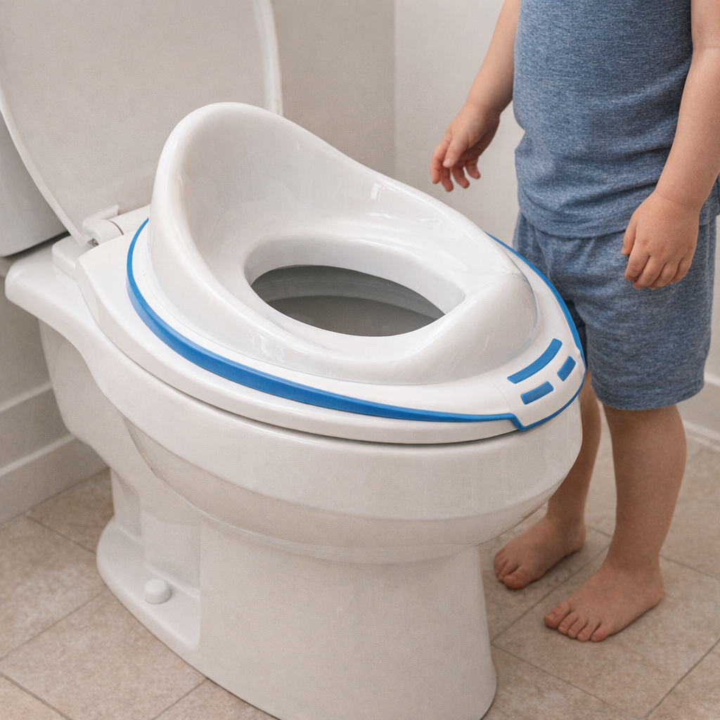 AI image for Blue Toilet Training Seat