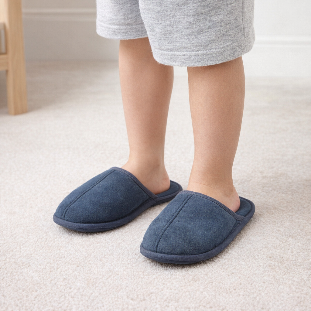 AI image for Navy Slip On Slippers