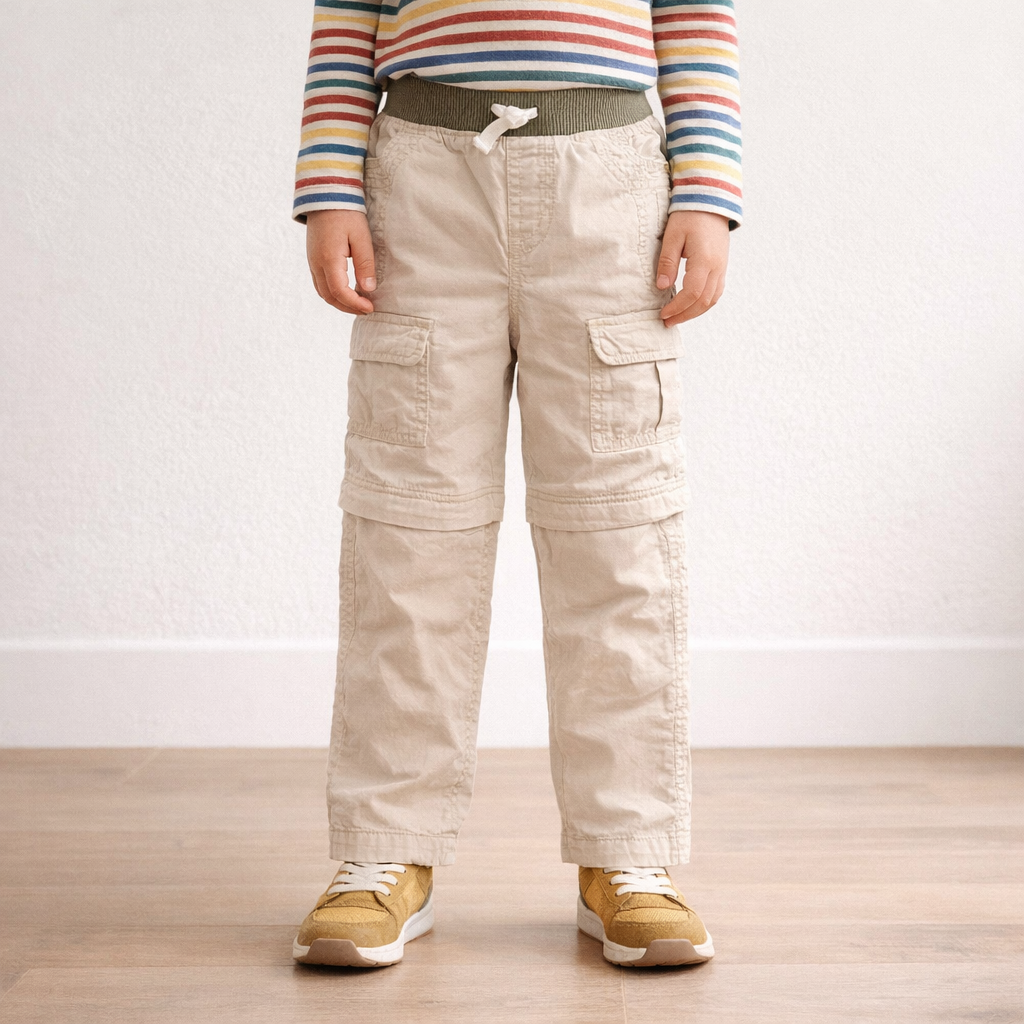 AI image for Zip Off Cream Trousers