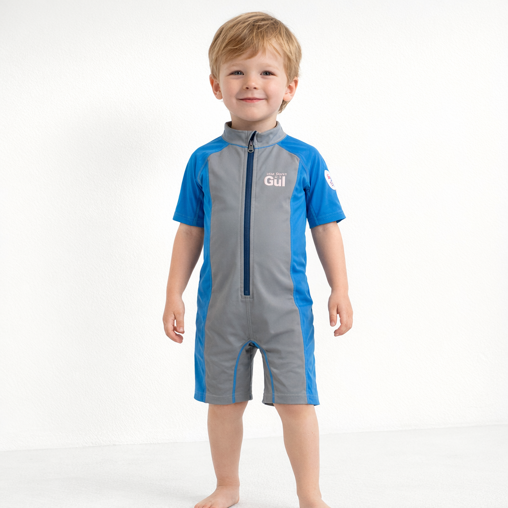 AI image for Blue/Grey UV 50+ Sunsuit