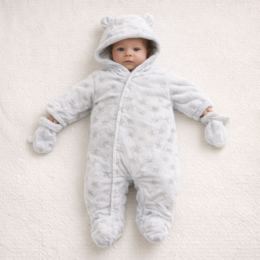 AI image for Pale Blue Pramsuit