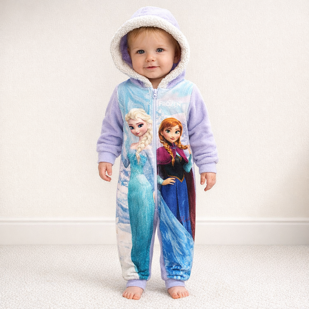 AI image for Frozen Fleece Hooded Onesie
