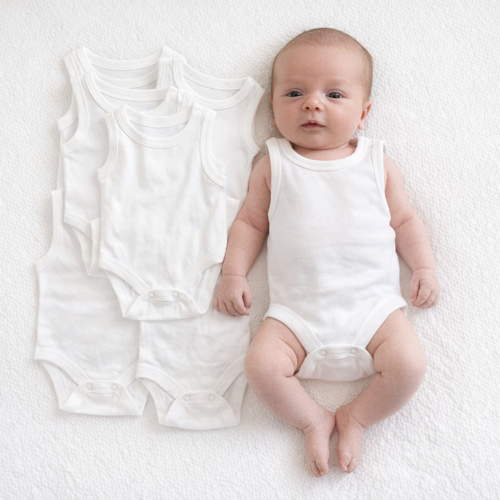 AI image for 5x Sleeveless Vests