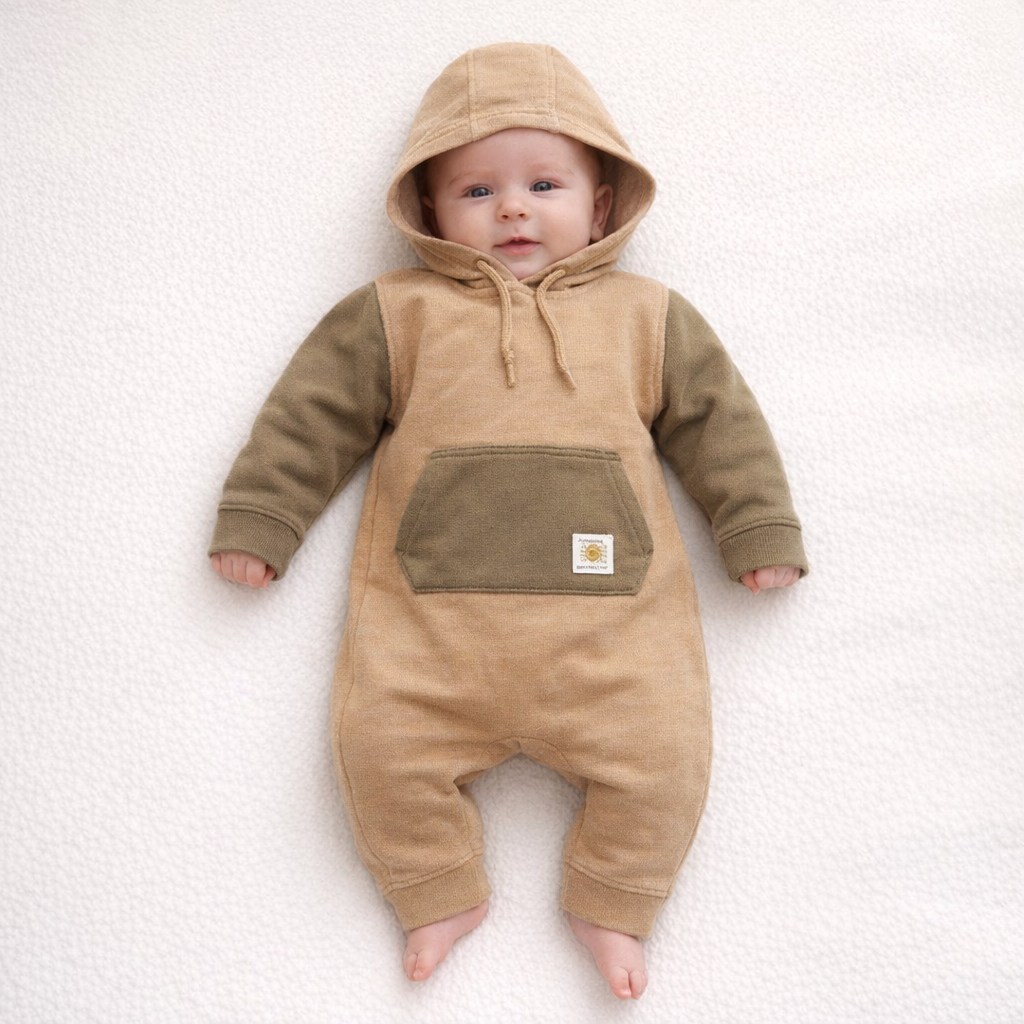 AI image for Hooded Sweatshirt Romper