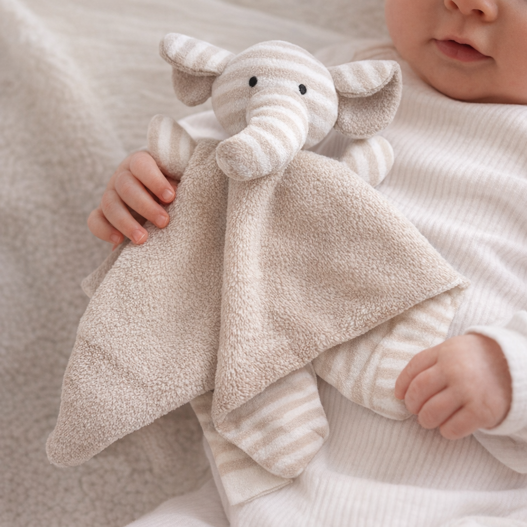 AI image for Elephant Stripe Comforter