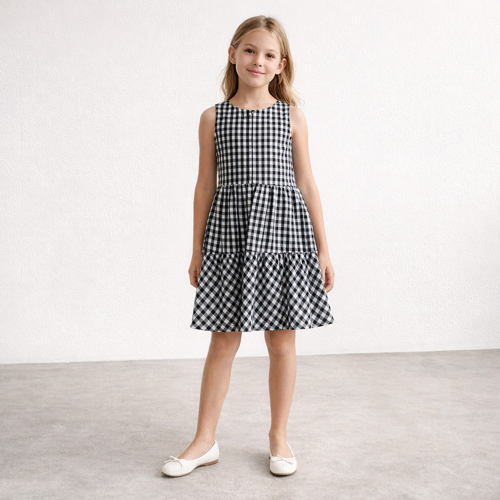 AI image for Gingham Dress