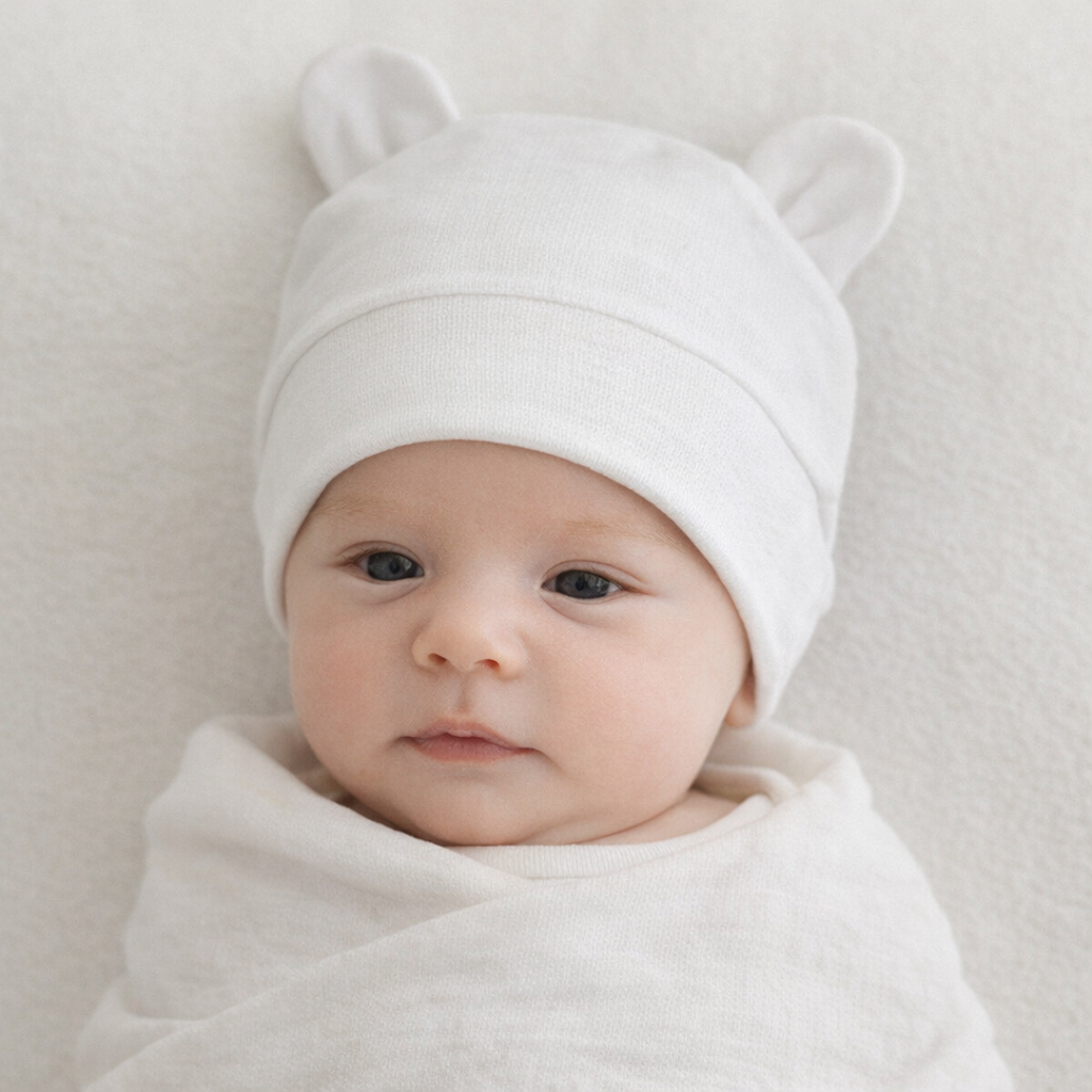 AI image for Bear Ear Cotton Hat
