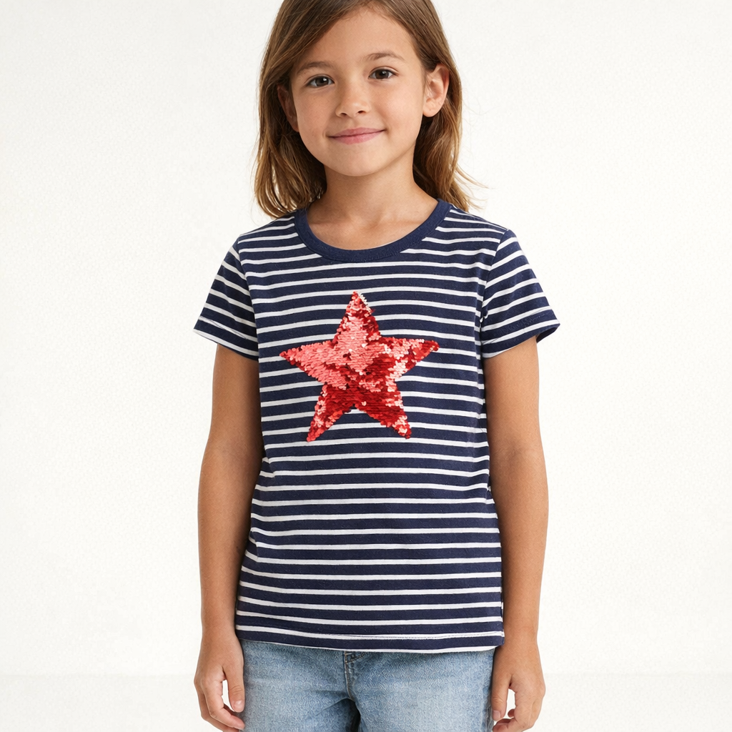 AI image for Star Sequin Tee