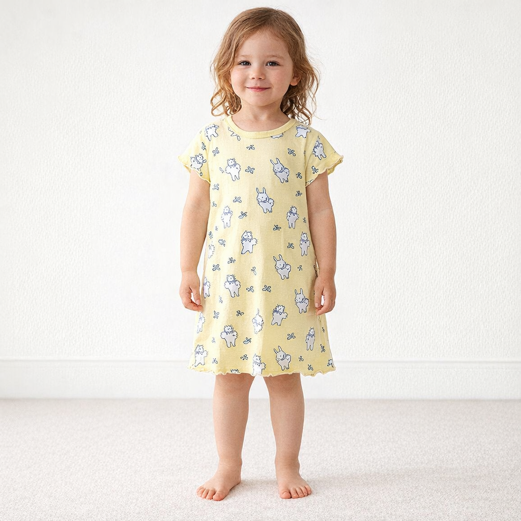 AI image for Bunny Nightie Yellow