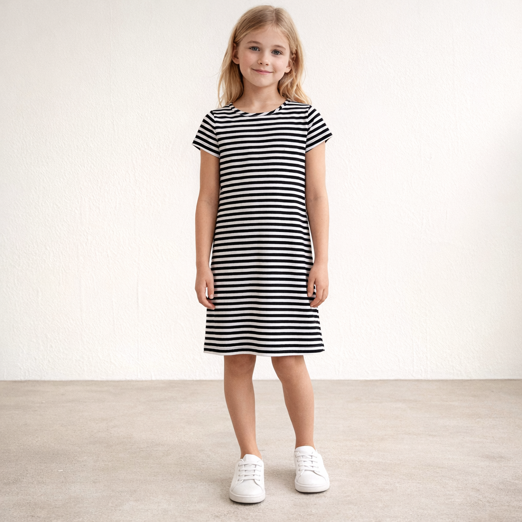 AI image for Stripe Dress