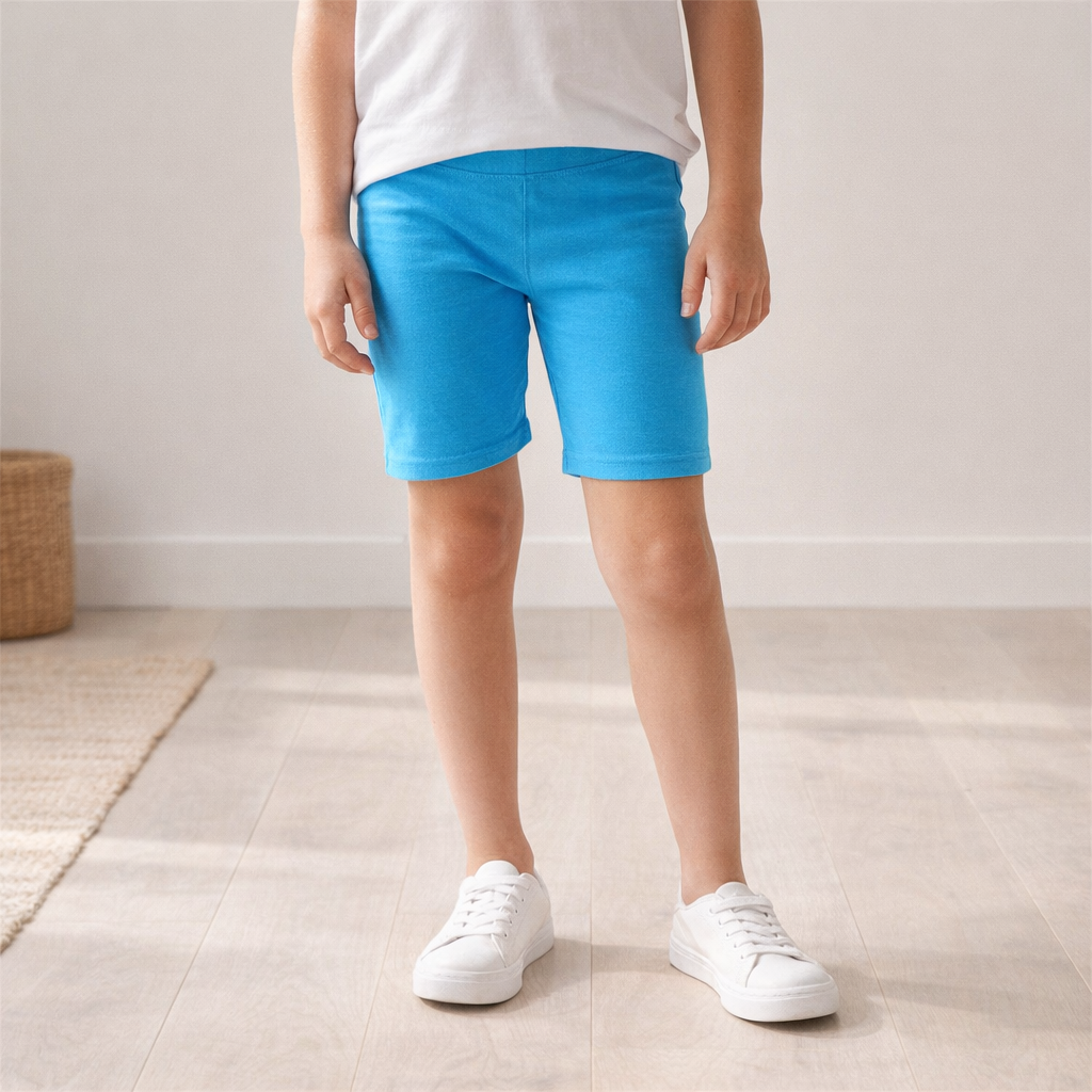 AI image for Blue Cycle Shorts