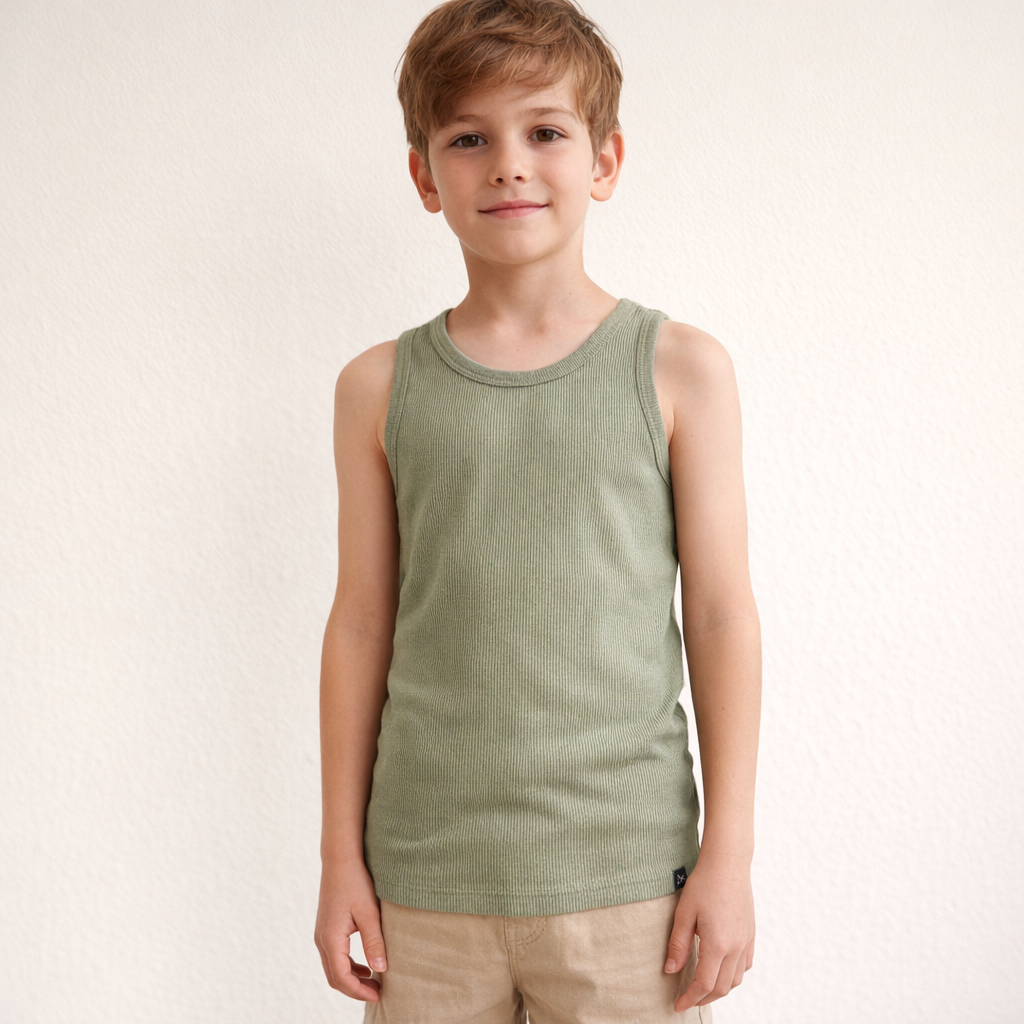 AI image for Ribbed Vest Top