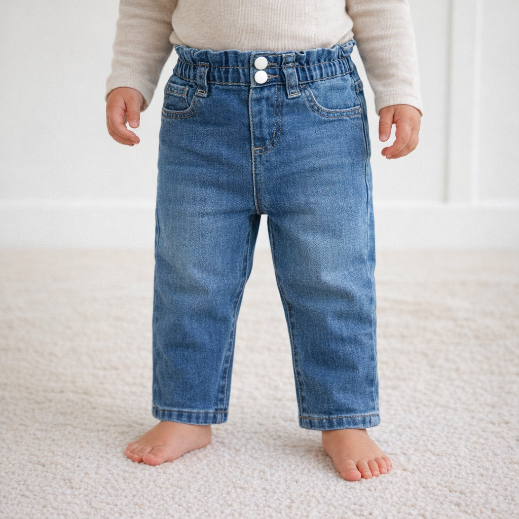 AI image for Ruffle Top Jeans