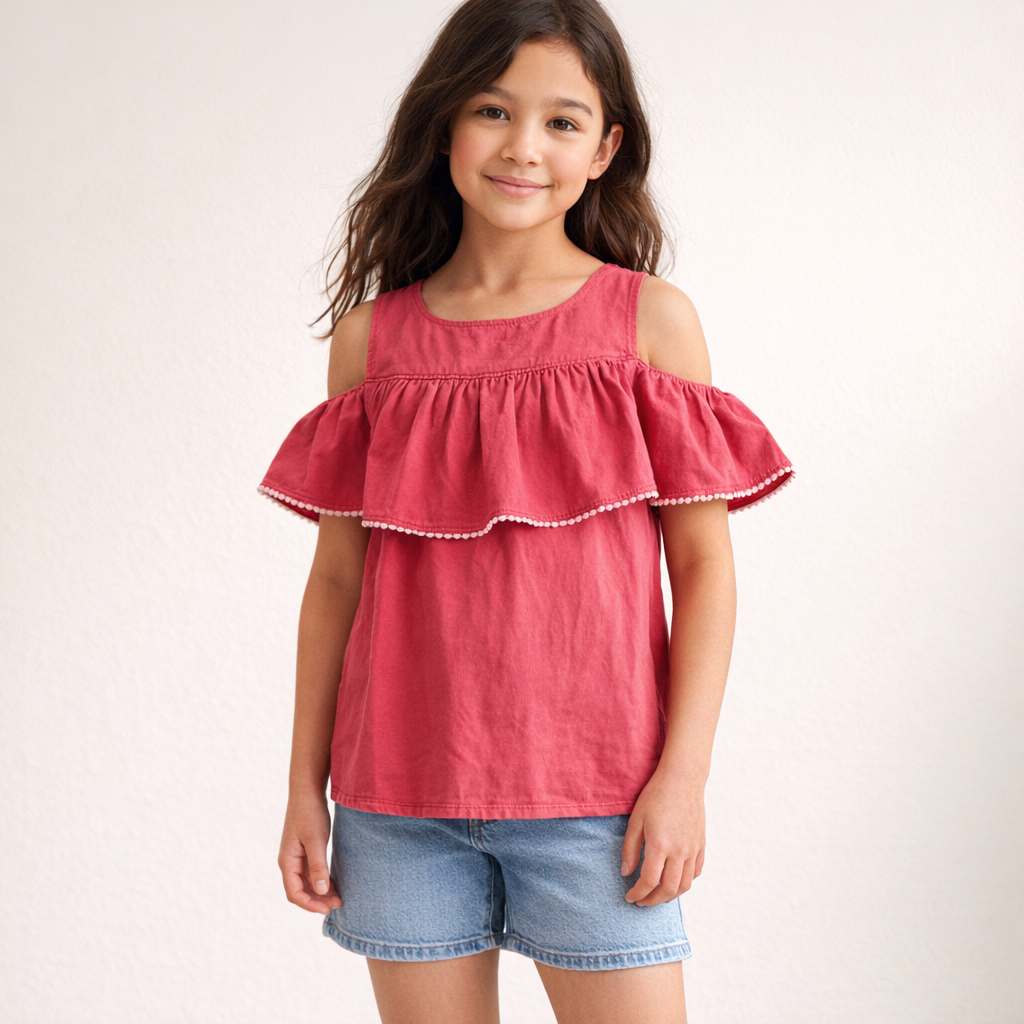 AI image for Cold Shoulder Blouse