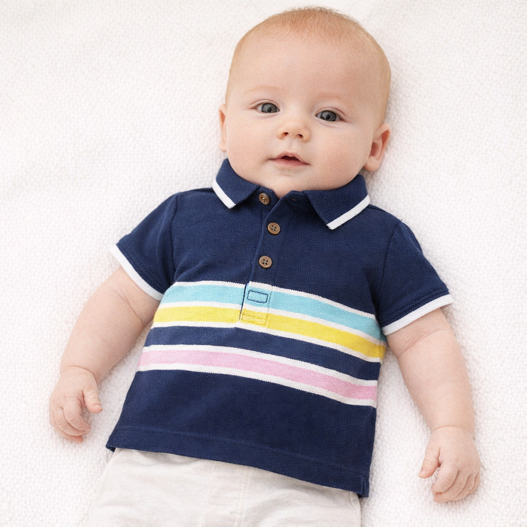 AI image for Stripe Polo