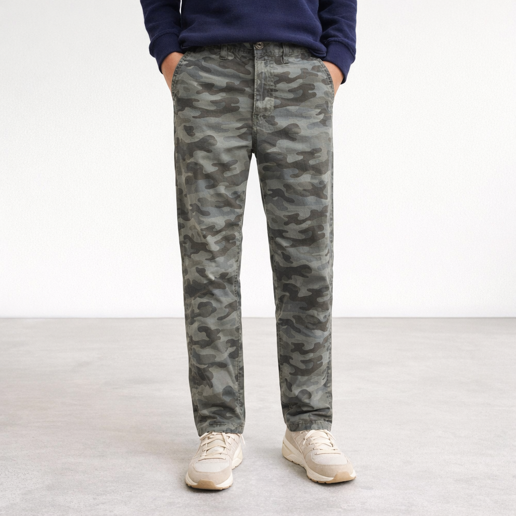 AI image for Camo Chinos