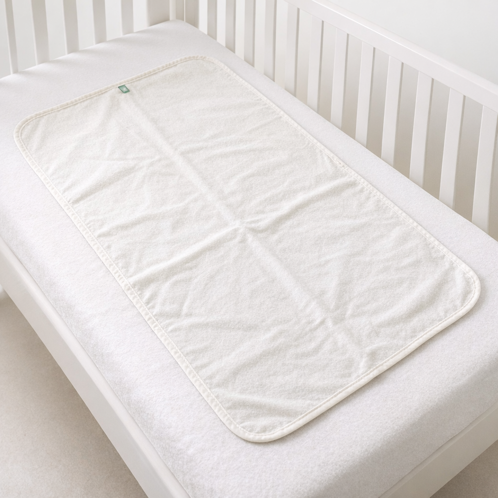 AI image for Organic Waterproof Large Crib Mattress Protector