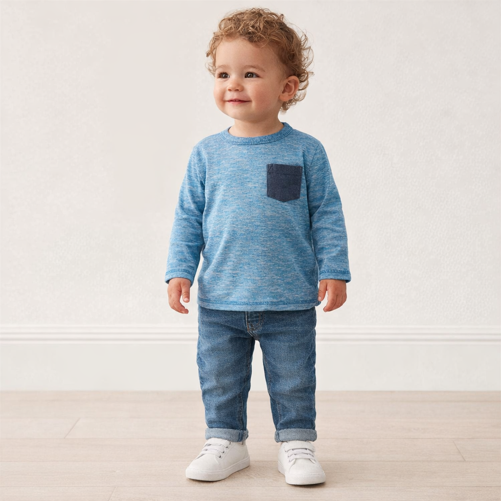 AI image for Marl Long Sleeved Top