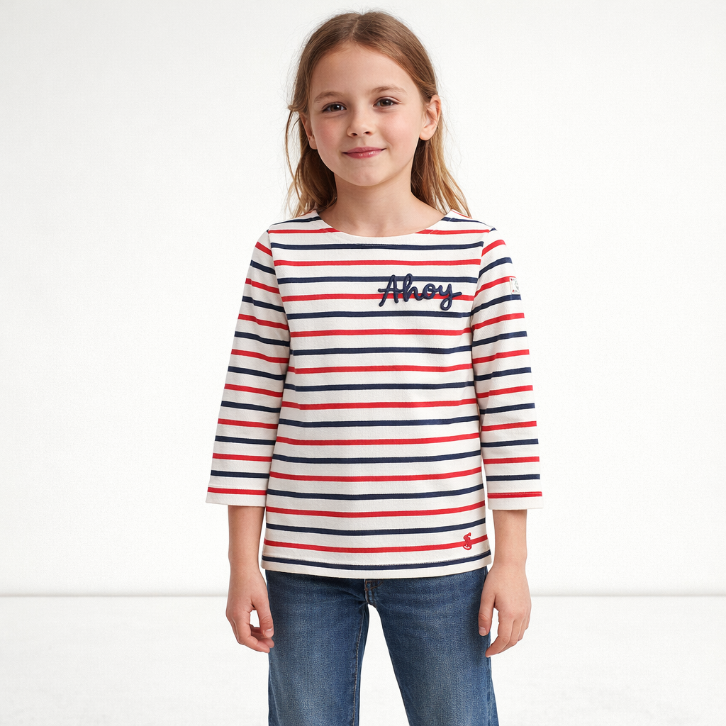 AI image for Ahoy 3/4 Sleeve Harbour Top