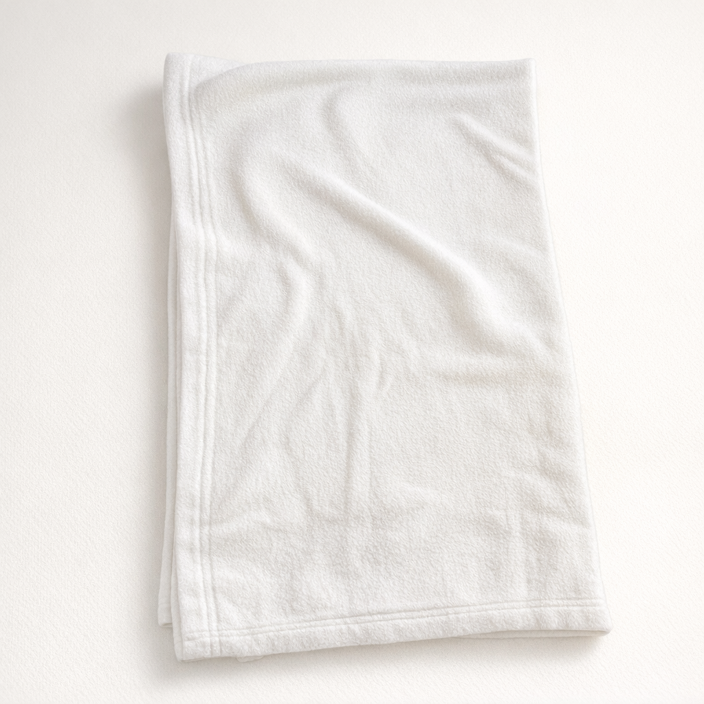 AI image for White Fleece Blanket