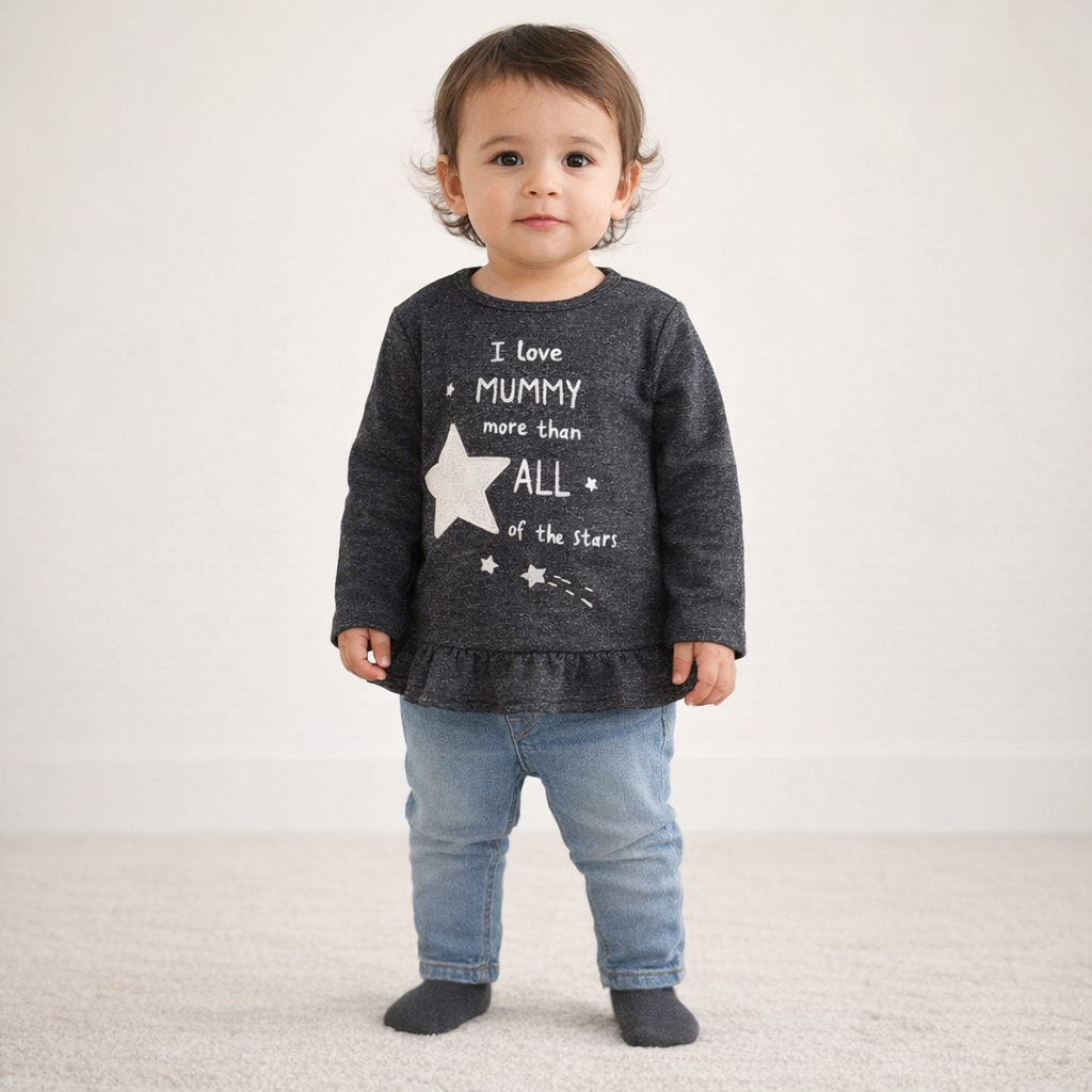 AI image for I Love Mummy More Than All The Stars Soft Top