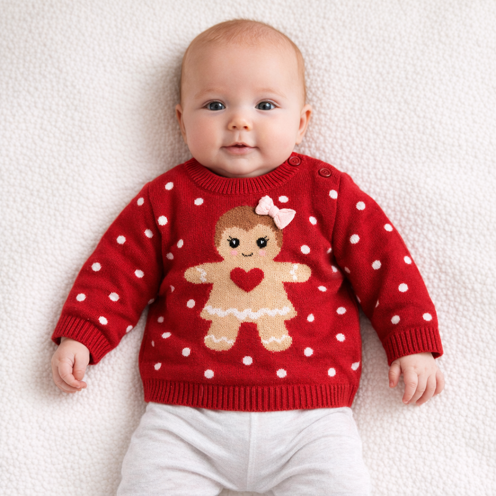 AI image for Gingerbread Christmas Jumper