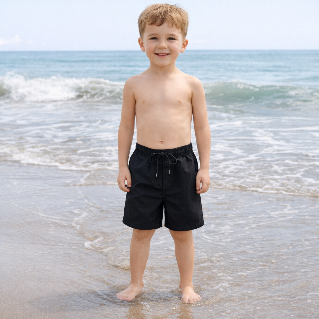 AI image for Black Swim Trunks