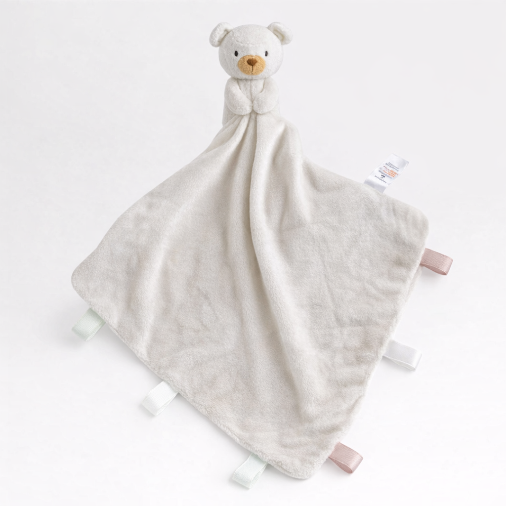AI image for Bear Taggie Comforter