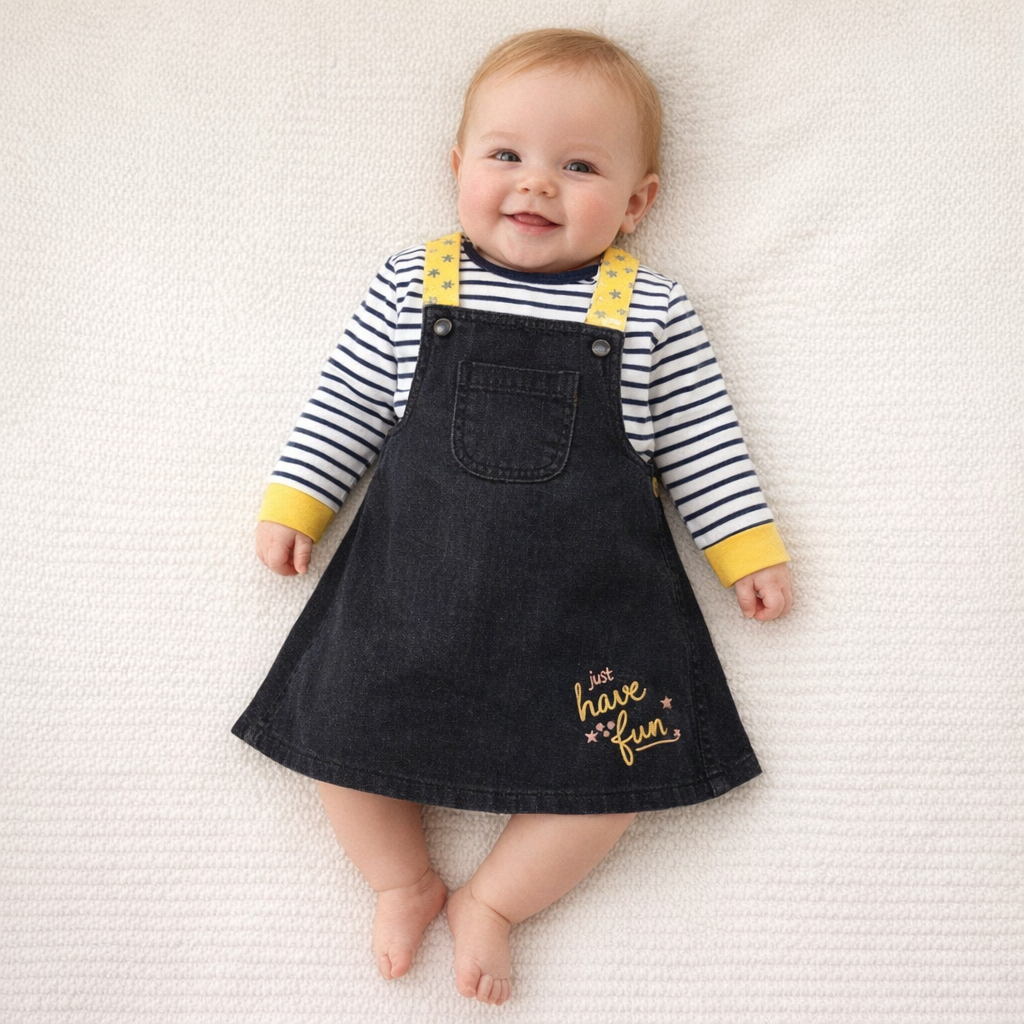 AI image for Have Fun Dungaree Dress